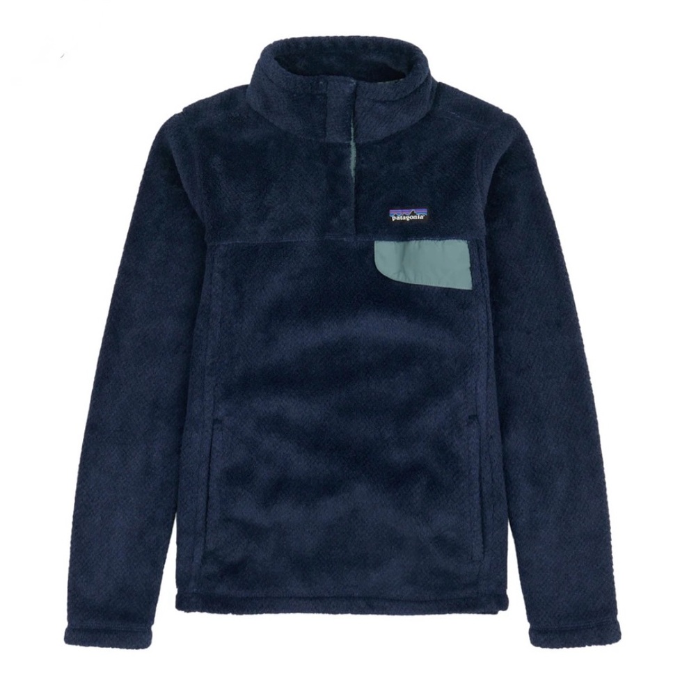 Patagonia Women's Re-Tool Snap-T Fleece Dark Navy Pullover, S